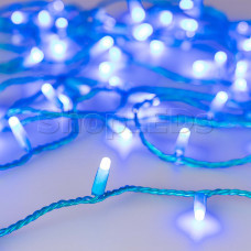 Светодиодная гирлянда ARD-STRING-CLASSIC-10000-BLUE-100LED-MILK-FLASH Blue (230V, 7W)