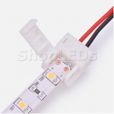 Коннектор питания (1 разъем) для одноцветных светодиодных лент с влагозащитой шириной 8 мм NEON-NIGHT