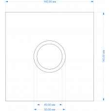 Платформа для установки светильников DL-A004-7 MP-HIDDEN-7-140 SL00-00022873 MP-HIDDEN-7-140